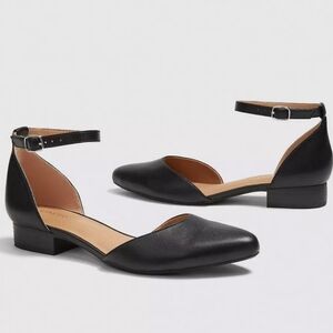 COPY - Lane Bryant low heel ankle strap shoe size 11W blk